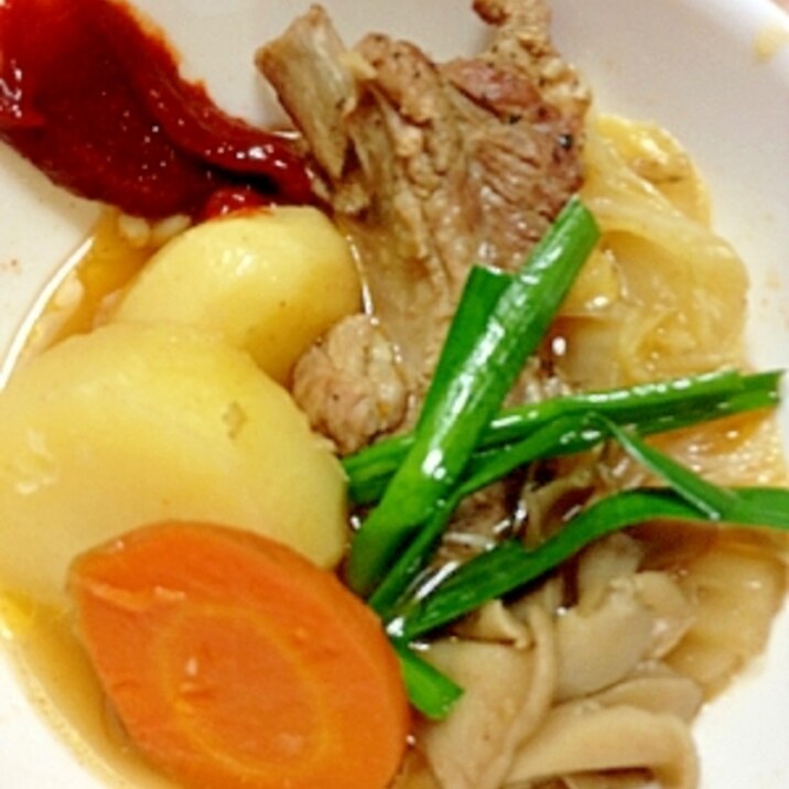 カムジャタン 豚肉とじゃがいもの韓国風煮込み鍋 レシピ 作り方 By En In 楽天レシピ カムジャタン 豚肉とじゃがいもの韓国風煮込み鍋 レシピ 作り方 By En In 楽天レシピ